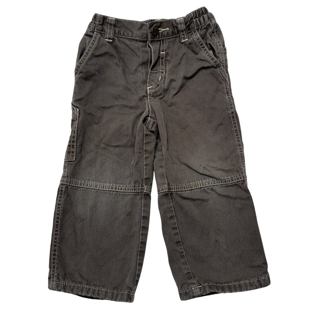 Vintage Mini Boden Pants 2-3 Years Old Boys Brown Straight Made in Hong Kong